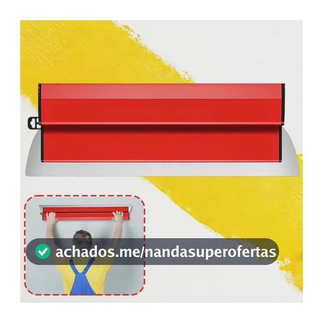 Desempenadeira Aço Inox Para Passar Massa Corrida 40cm