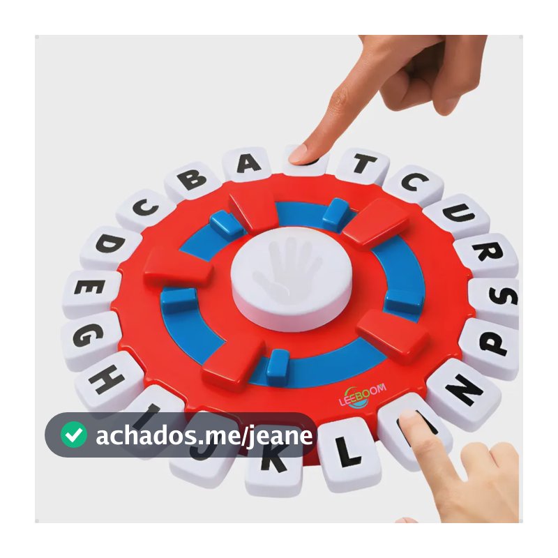 Jogo Stop Leeboom Com Temporizador Educativo 10 segundos Em Português Cor Vermelho