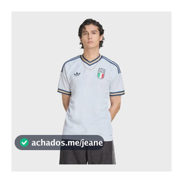 Camisa Ii Itália 26 adidas Azul P