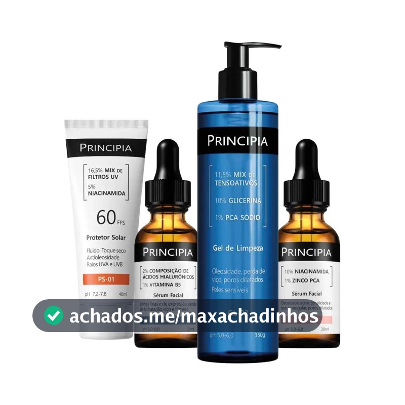 Principia Kit Primeira Rotina Avançada C/ Gl-02 + Nc-10 + Ah-2 + Ps-01
