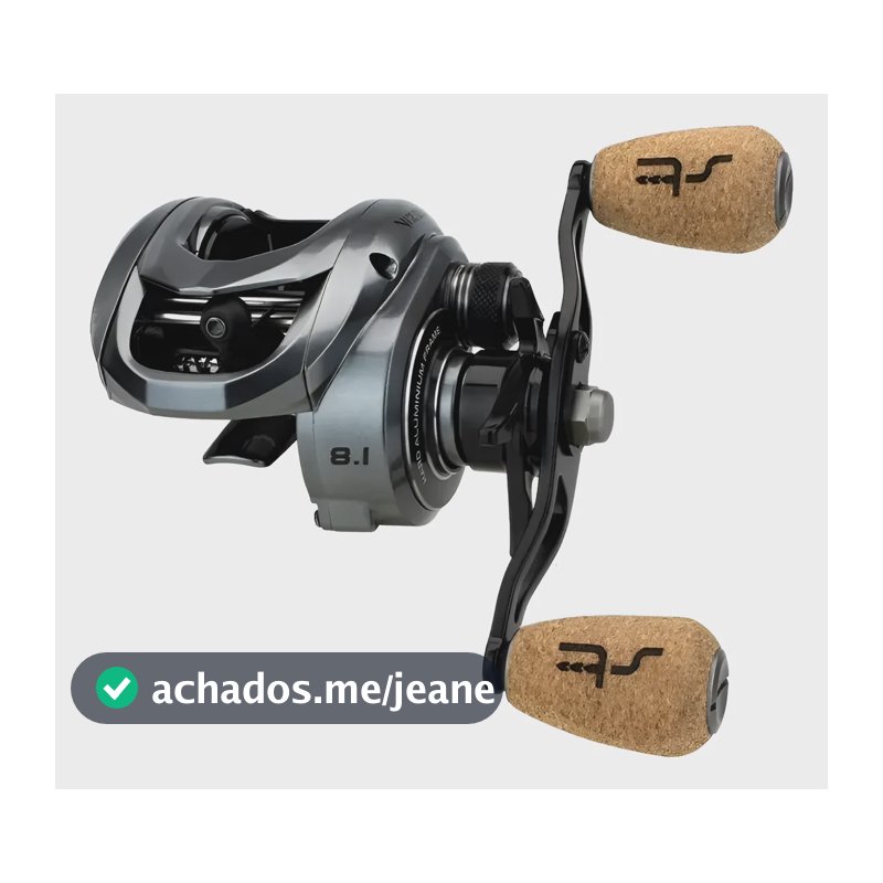 Carretilha Vizel Direita Alto Desempenho Pesca Esportiva Grafite Direito