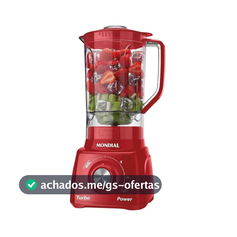 Liquidificador Turbo Power Mondial 550W L-99 FR