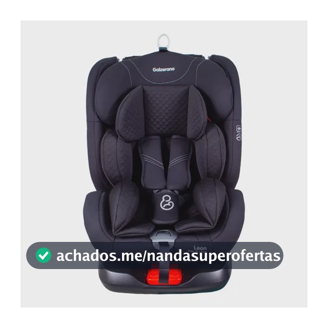 Cadeira Galzerano Infantil Para Carro Leon 8022 8022pt Preto