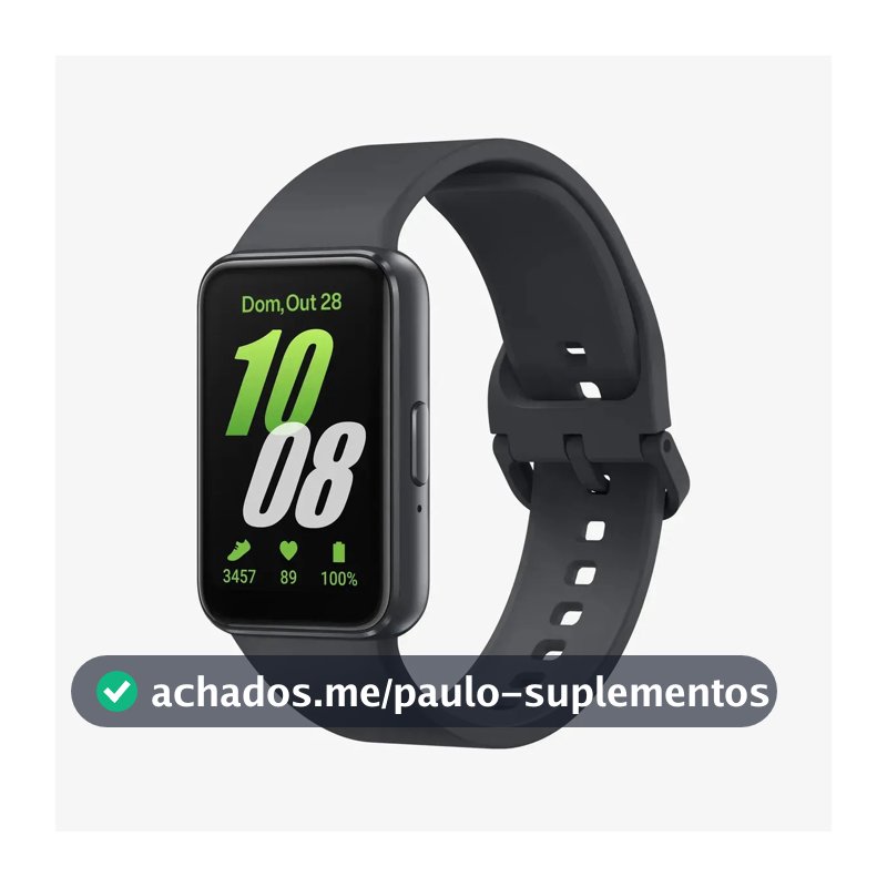 Samsung Galaxy Fit3 Pulseira Esportiva grafite