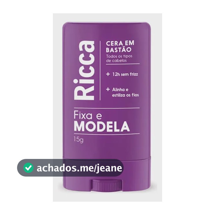 Cera Fixadora Em Bastão - Ricca