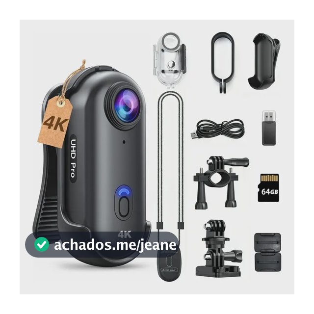 Mini Câmera De Ação Jeto H88p Pal 4k Preta Preto