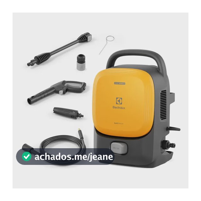 Lavadora de Alta Pressão Electrolux 1650PSI 1400W de Potência com Engate Rápido EasyWash Lava Jato QWS1650