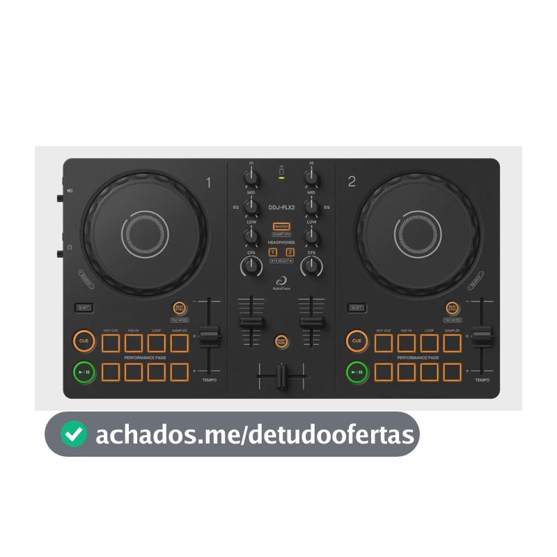Controladora Para Dj Pioneer Ddj Flx2 Preto