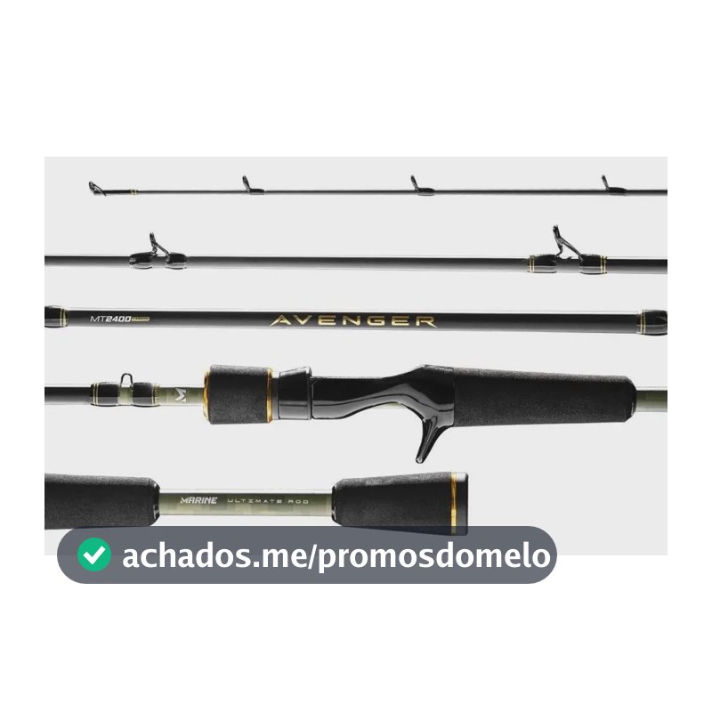 VARA MARINE SPORTS AVENGER C662MHF 1,98M 25LB 2 PARTES VERDE MILITAR
