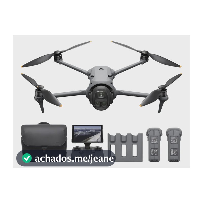 DJI Mavic 4 Pro Creator Combo 512 Gb (DJI RC 2 Pro) 3 Baterias, Drone Tri-câmera Topo de Linha com Câmera Hasselblad de 100 MP e Sensor CMOS 4/3, Transmissão de Vídeo de 30 km, 51 min de Voo - DJI064