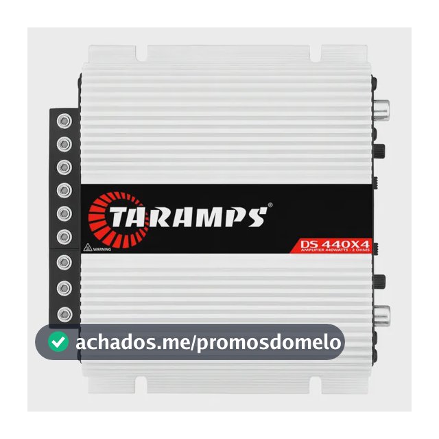 Modulo Taramps Ds 440x4 2 Ohms Amplificador 440w Digital Potencia 440 Rms 4 Canais Estereo ou 2 Canais Bridge 220w 4 Ohms