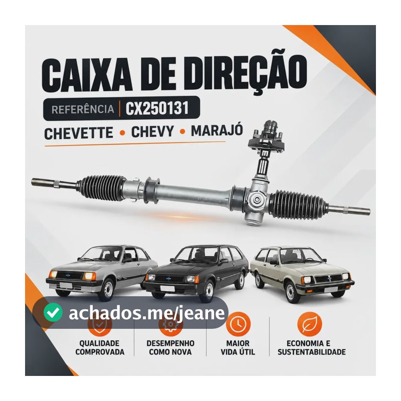Caixa Setor Direção Mecânica Chevette 90 91 92 93 94 95 96zf