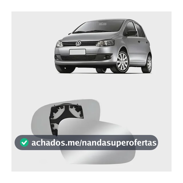 Lente Espelho Retrovisor Fox 2004 2005 2006 2007 2008 2009