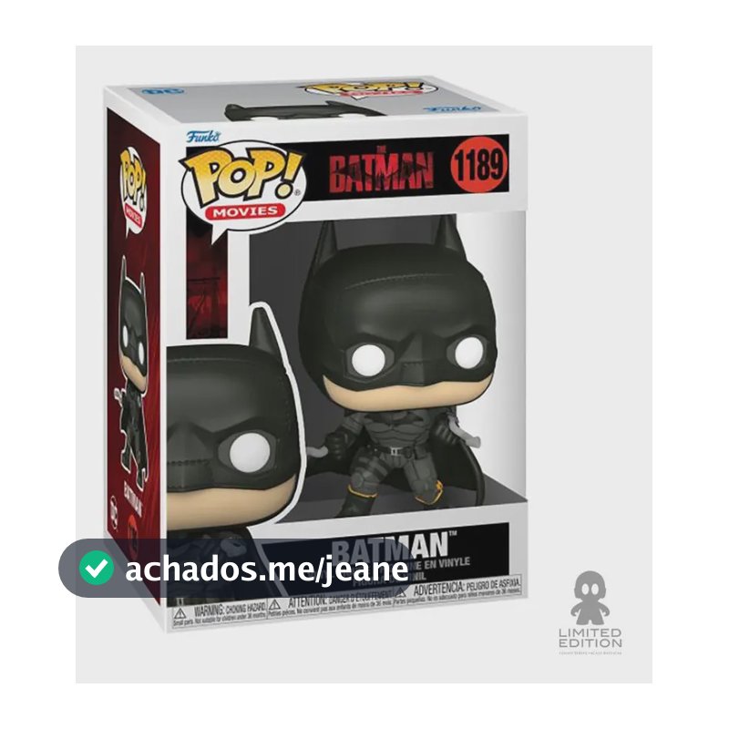 Boneco de vinil Funko Pop Batman Battle-Ready 59278