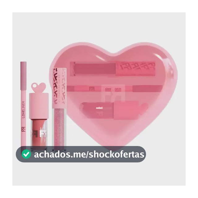 Kit Fran Love Kit Gloss Labial E Lápis Labial By Franciny