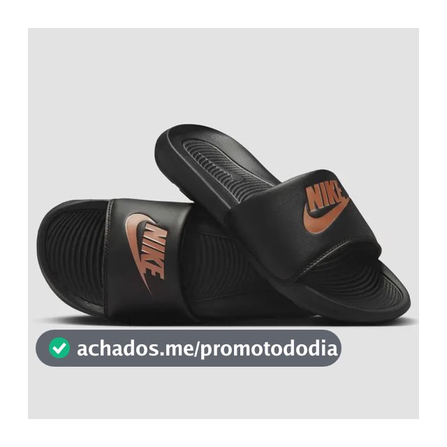 Chinelo Nike Victori One Preto