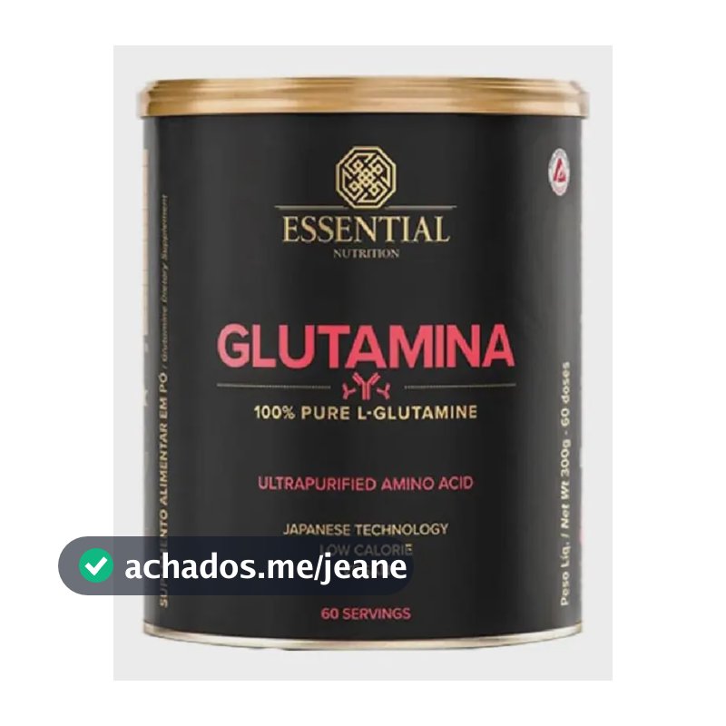 Glutamina Essential em pó Sem sabor x 300g