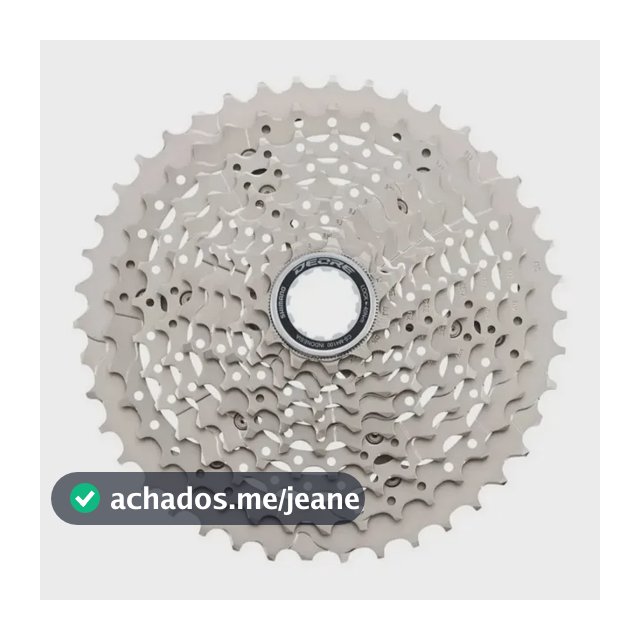 Cassete Shimano Deore Cs M4100 11/42d 10v 20v 2x10v Mtb Prateado