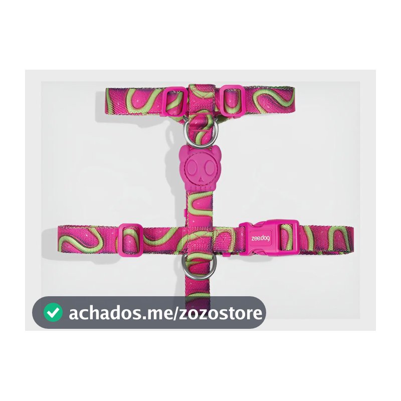 Arnês para cães H-Harness H3d Jelly Zeedog M Fuchsia Jerlly