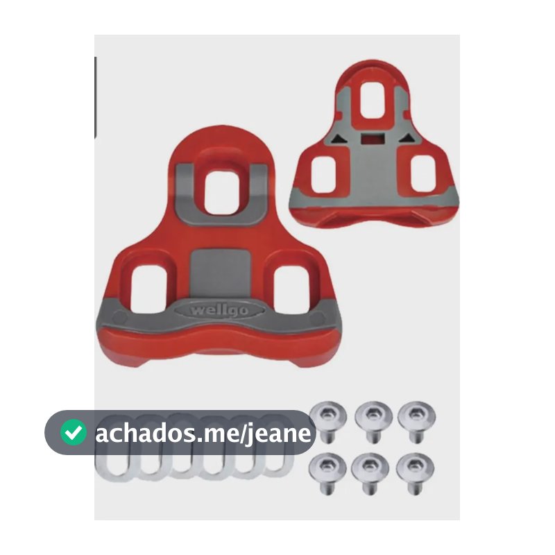 Taquinho 6° Taco Sapatilha Pedal Look Keo Speed Wellgo Rc7-b