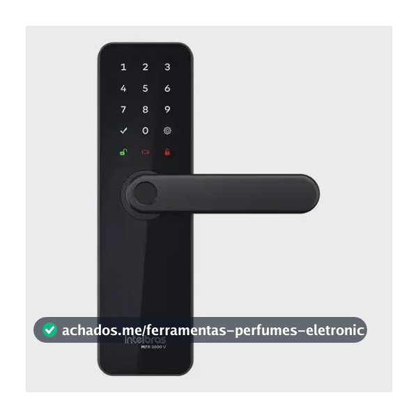 Fechadura Inteligente De Embutir Com Maçaneta Mfr 3000 V Intelbras