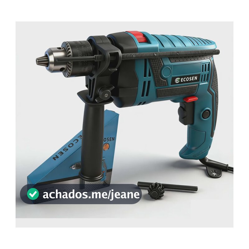 Furadeira Martelete De Impacto 1/2 Pol 13mm Concreto E Madei Azul 220v 50hz