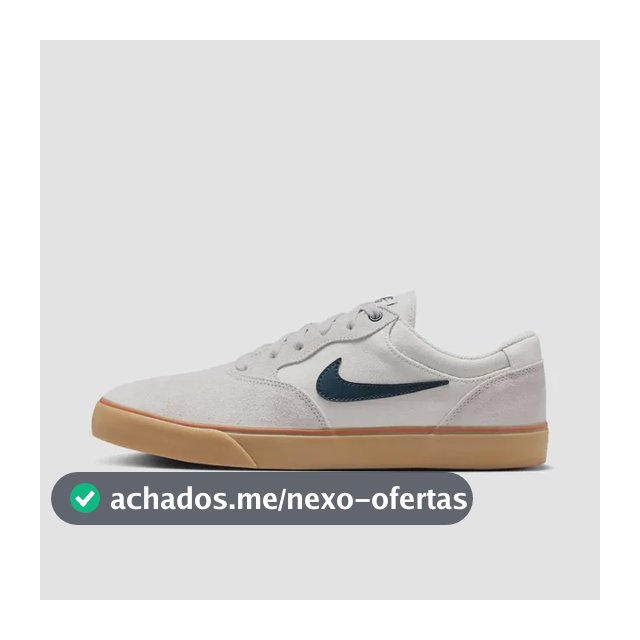 Tênis Nike Sb Chron 2 Masculino Cinza/branco 44 Br