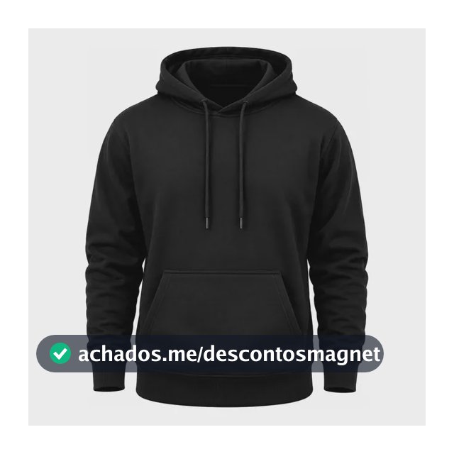 Moletom Canguru Com Capuz Masculino Flanelado Liso