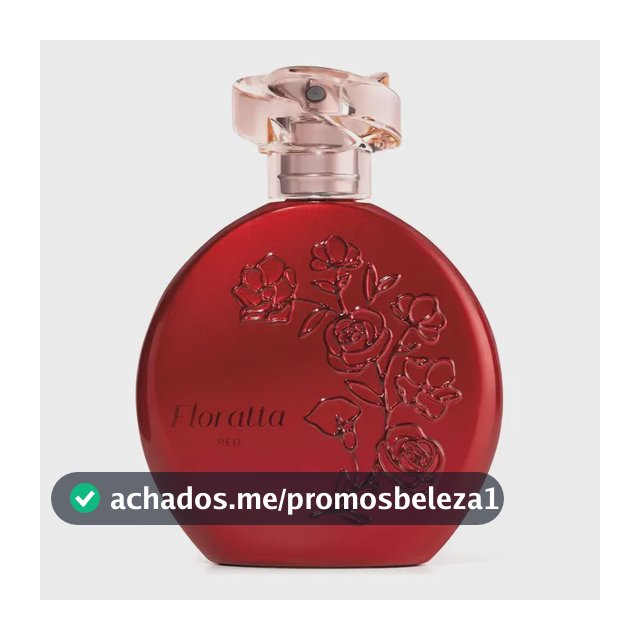 Floratta Red O Boticário Desodorante Colônia Perfume Feminino Original 75ml