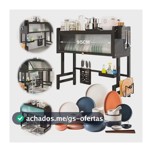 Escorredor Louças Organizador Pia Suspenso Armario Cozinha 95cm