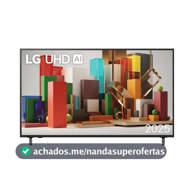 Smart TV Profissional 4K 55" LG UHD 55AU801 Processador α7 AI Ger8 Super Upscaling Google Cast Alexa Integrado Controle AI Smart Magic WebOS 25