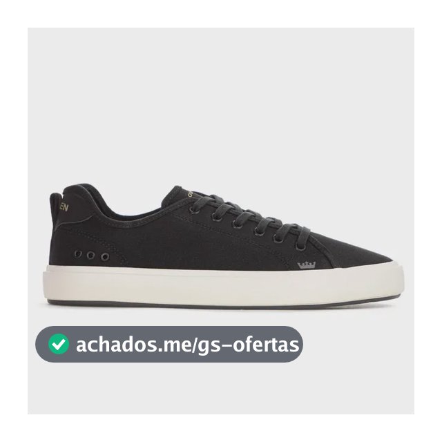 Tênis Osklen Drift Casual Leve Baixo Confortável Elegante Preto 42 Br