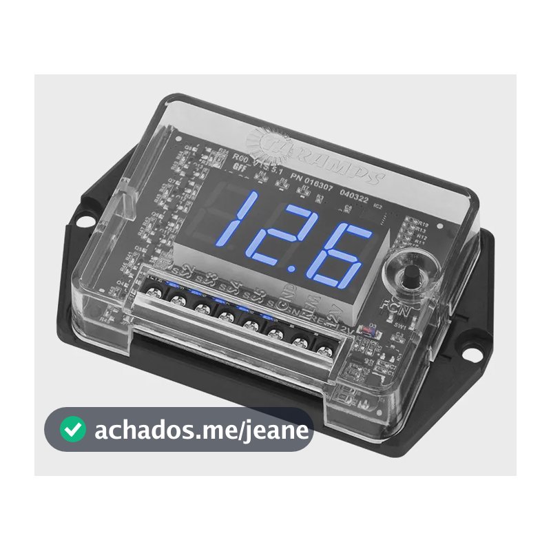 Voltimetro Novo Taramps Digital 5 Saídas Sequênciais Vts 5.1