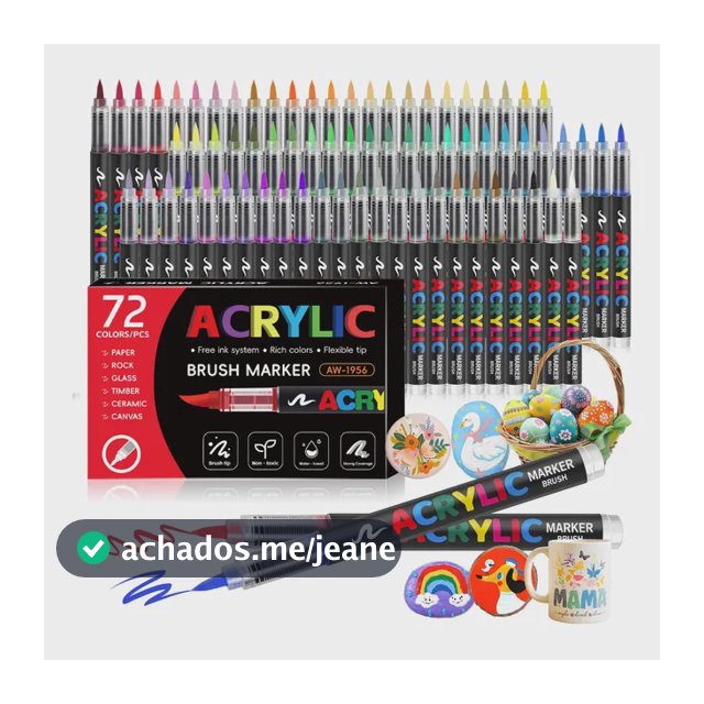 /rotuladores Acrílicos Lzxlukgir 72 Colores Con Punta De .