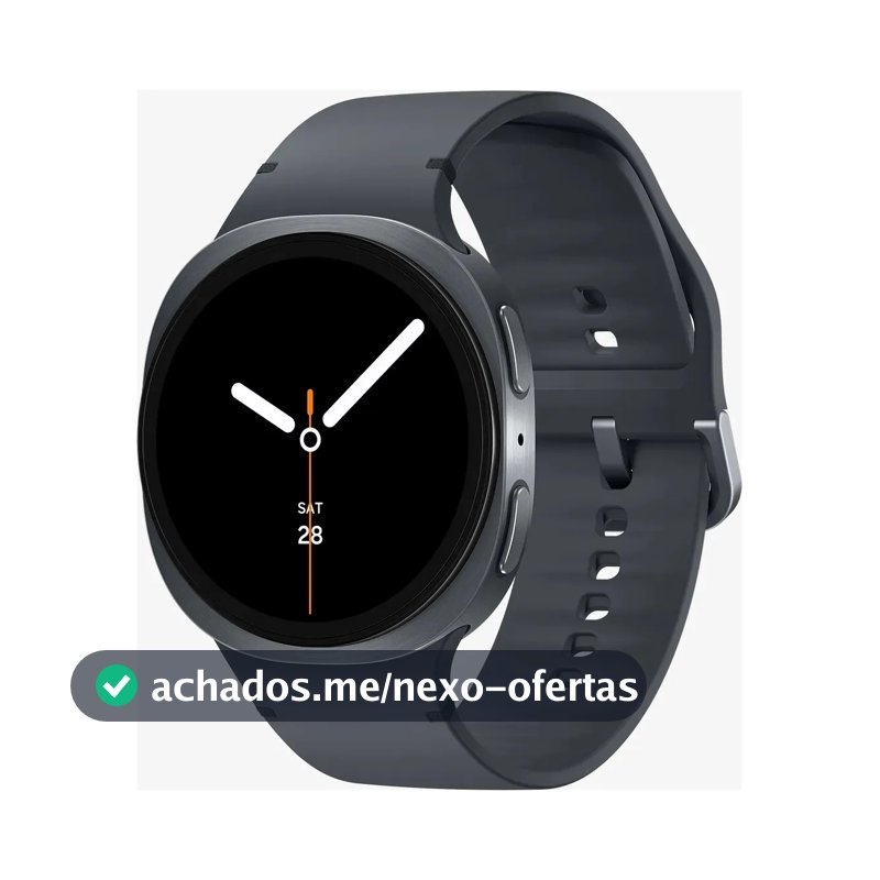 Smartwatch Samsung Galaxy Watch 8 40mm Bt Gps, Grafite Cinza-escuro