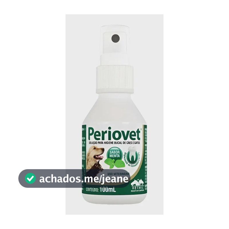 Periovet Spray 100 Ml - Vetnil Sabor Menta