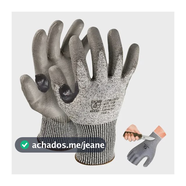 Luva De Proteção Anticorte Com Pu Profissional Resistente