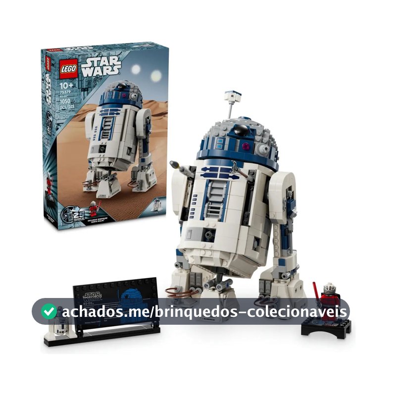 Bloco De Montar Lego Star Wars Droide R2-d2 1050pçs 75379
