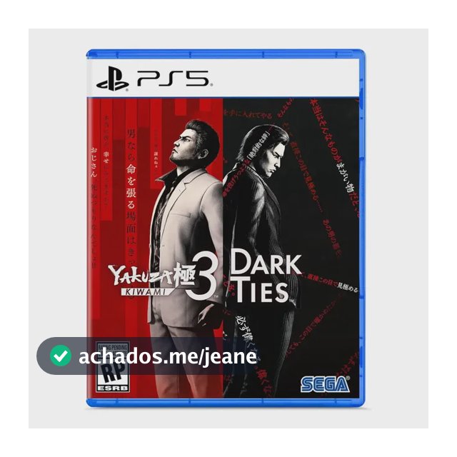 Yakuza Kiwami 3 E Dark Ties - Playstation 5