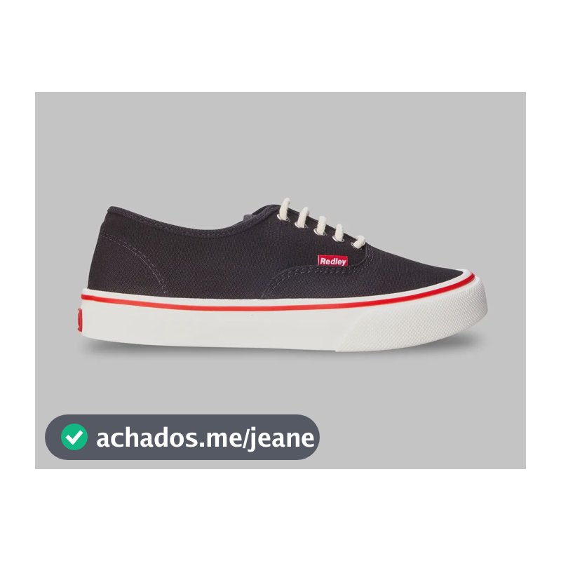 Tênis Redley Originals Preto Liso 40 Br