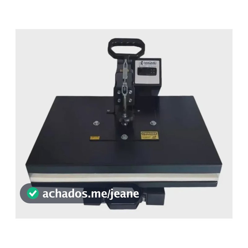 Prensa sublimadora manual MAQmei 40x60 preta