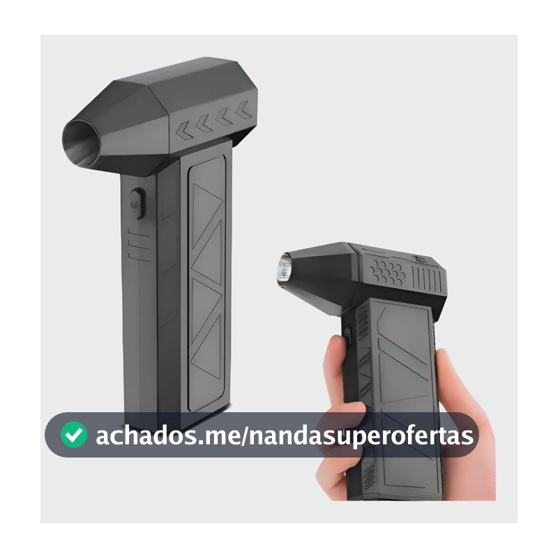 Ventilador Soprador De Ar Turbo 130000 Rpm Sem Fio Portátil Sortido 127/220v