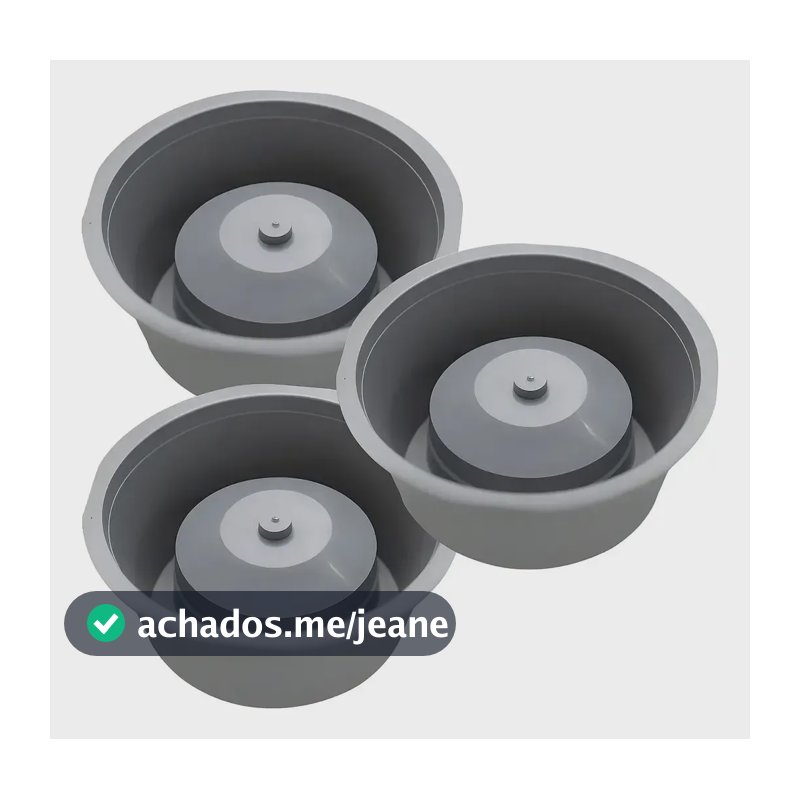 Kit 3 Adaptador Tira Mau Cheiro Ralos E Porta Grelhas 10cm