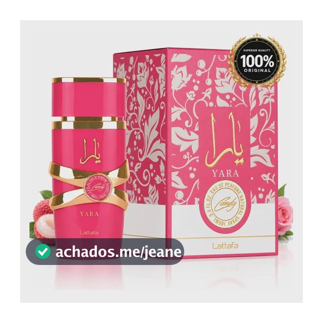 Perfume Feminino Yara Candy Lattafa 100 Ml Original
