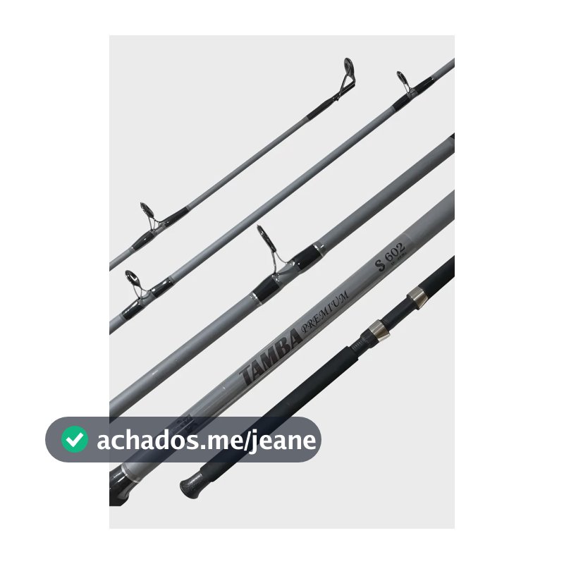 Vara Bk Tamba Premium 2,10m 30-60lbs 2p Molinete Pesqueiro Cinza
