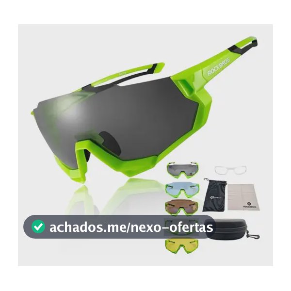 Rockbros Ciclismo RB-SP176 cor da armação verde sem gênero óculos para ciclismo
