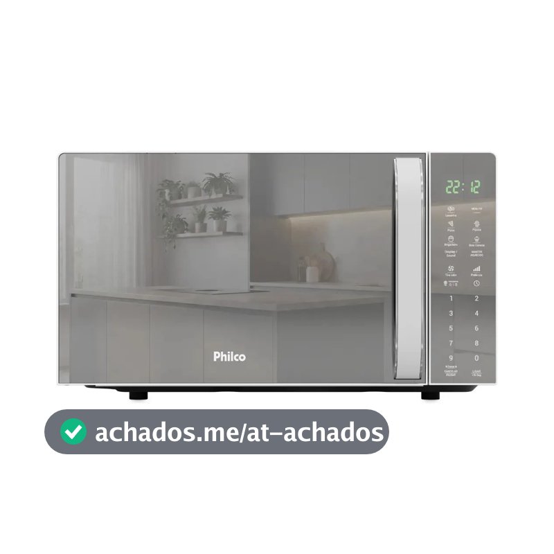 Micro-ondas Philco 20L Limpa Fácil PMO24E BCO/ESP