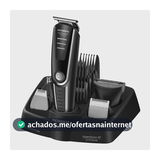 Aparador De Pelos Supergroom-10 Mondial Bivolt Bg-10