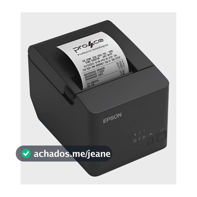 Impressora Cupom Epson Usb Serial Tm T20x Ii 250 Mm Eps01