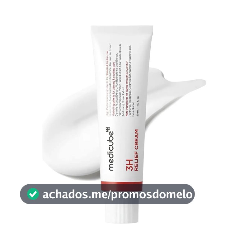 Creme Facial Medicube 3h Relief - 50ml Sensível Dia/noite